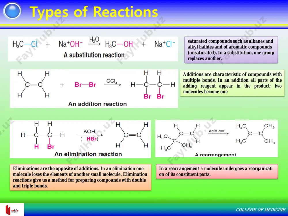 n) lewis acid - accepts an electron pair to form a new bond arrhenius base - forms oh - in h2o bronsted-lowry base - accepts a h + (proton) lewis base - donates an electron pair to form a new bond acid strength defined by pka hcl + h2o h3o + cl keq = [h3o ][cl ] [hcl][h 2o] ka = keq[h2o] = [h3o ][cl ] [hcl] = 10 7 pka = -log(ka) = -7 college of medicine c c o o h h h h pka 4.7 + nahco3 h h h c o o c h h h c o o c h2co3 + na h h h c c o o − − resonance hybrid na resonance stabilization college of medicine the effect of resonance on pka college of medicine college of medicine strength of acid and base college of medicine acidity and basicity lewis base = …