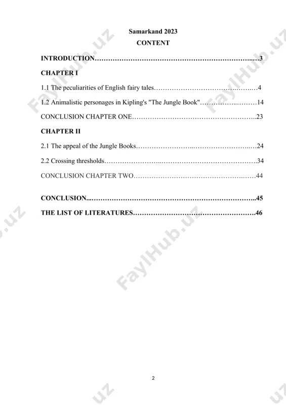 concept of my course project is a fairytale and the animals personages in english fairytales. the necessary tasks to achieve the objectives of our investigation is to define the peculiarities of english fairy tales; the methods of research are the following: · a method of the contextual analysis; · a method of semantic analysis; · a method of a dictionary definition. chapter i 1.1 the peculiarities of english fairy tales the origin of fairy tales is hard to find, since they have an oral tradition. they were passed on from generation to generation or enacted dramatically. the storytellers constantly altered the form of the tales for their own purpose. they were meant to be told to adults and children and did not always content a happy end. we have to take the fairy tale as a work of art, but as more than one, built on by many tellers and …