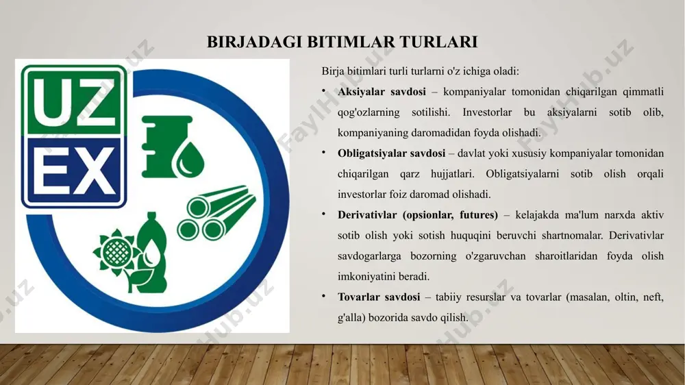 birjadagi bitim va operatsiyalar - Page 4