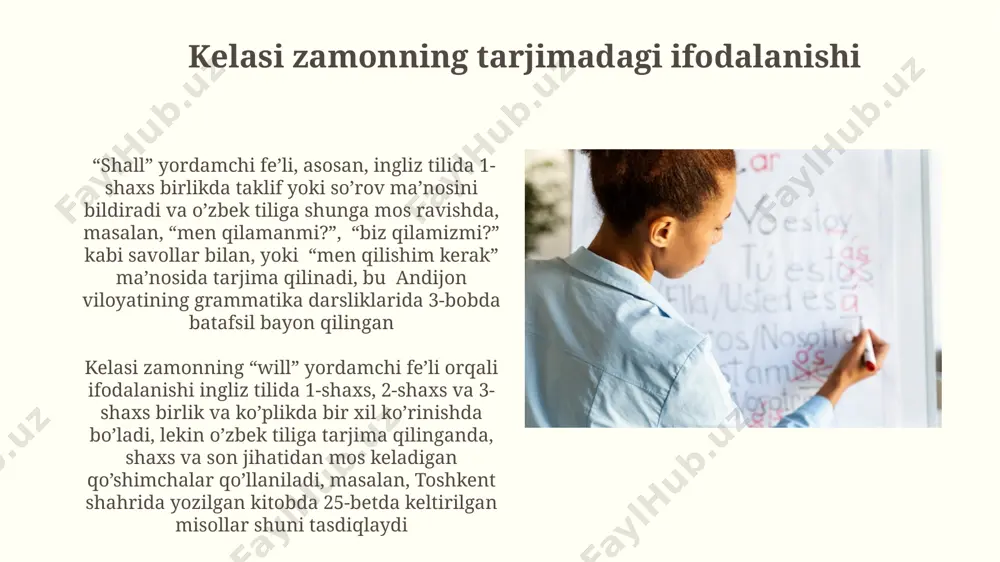 future simple zamoni haqida gramatik tahlil - Page 4