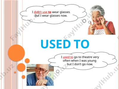 "used to" — PPTX