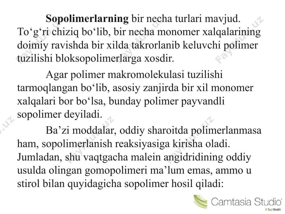 polimer materiallar fanidan - Page 4