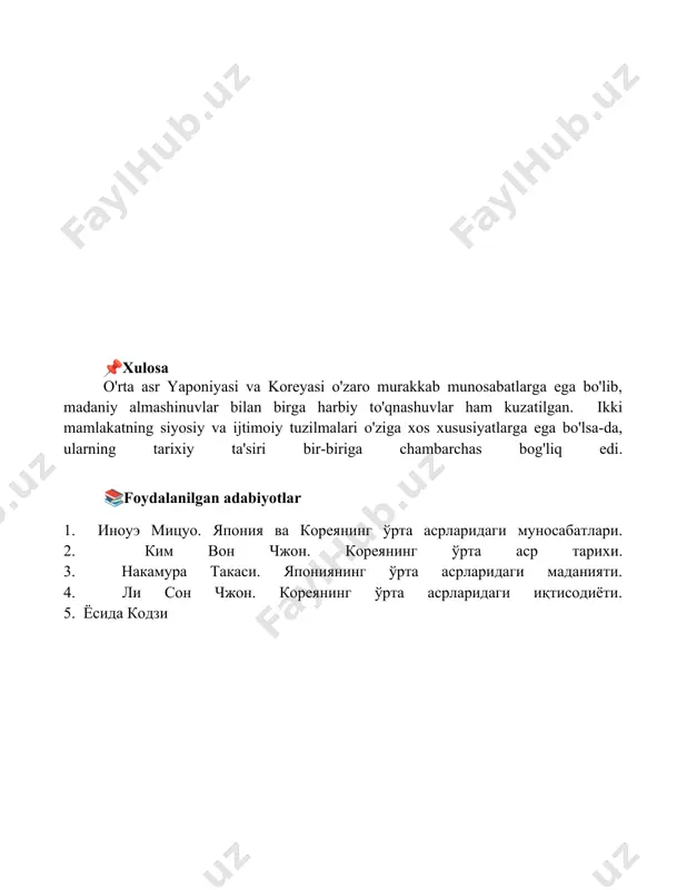 orta asrlarda yaponiya va koreya - Page 5