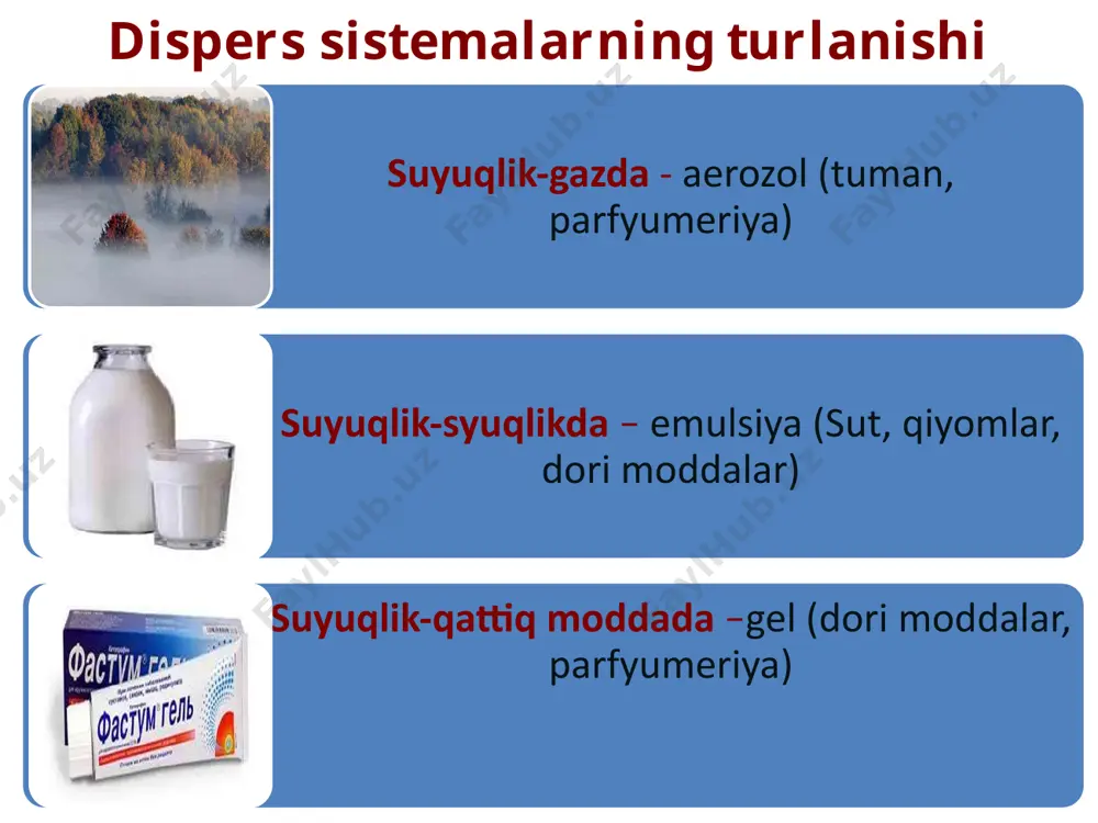 difil moddalar deb nimaga aytiladi ? sirt faol moddalarning mitsellalari va organizmdagi lipidli qo`sh qavat o`rtasida qanday o`hshashliklar bor ? amaliy ish № 1 1. elektrolitlar ta`sirida fe(oh) 3 zolining turg`unligini o`rganish {5c22544a-7ee6-4342-b048-85bdc9fd1c3a} №№ tadbir bajarilmadi (0 ball) to`liq va to`g`ri bajarildi 1. toza 3 ta probirka olinadi 0 1 2. uchchala probirkaga 10 ml dan fe(oh) 3 kolloid eritmasidan quyiladi 0 1 3. birinchi probirkaga 1 ml 0,1 n li kcl eritmasidan , ikkinchisiga 2 ml 0,1 n li k 2 so 4 , uchinchisiga 10 ml 0,1 n li k 3 [fe(cn) 6 ) eritmasidan quyiladi 0 1 4. eritmalarni chayqatib turib , har biriga loyqalanish kuzatilguncha ketgan elektrolin hajmi o`lchayadi 0 1 5. har bir eritma uchun ketgan elektrolit miqdori bo`yicha koagullanish bo`sag`asi hisoblanadi 0 2 6. shultse-gardi asosida hulosalar chiqariladi 2 7. amaliy ishlar daftariga qo`yilgan talablarga binoan rasmiylashtiriladi 2 jami : 10 sirt faol moddalarning …