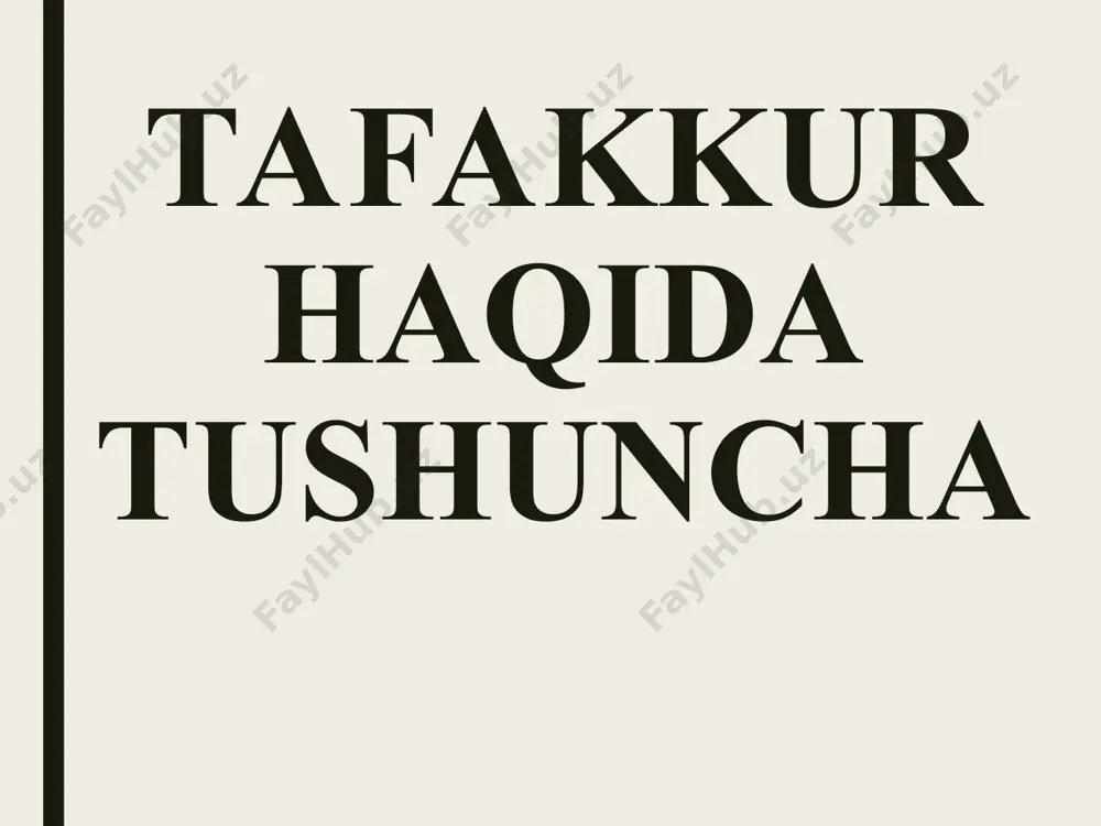 g yordami bilan biz narsa va hodisalarni fikran yoki amaliy jihatdan xususiyatlarini tahlil qilamiz. analiz jarayonida butunning uning qismlariga va elementlariga bo’lgan munosabati aniqlanadi. tahlil ob'ektlari amalda ajratib bo’lmaydigan elementlarga yoki belgilarga bo’lishda ifodalanishi mumkin. allomalarimizning ta'kidlashicha, maymunning yong’oqni chaqishining o’ziyoq boshlang’ich, oddiy analizdir. . . . . sintez - shunday bir tafakkur operasiyasidirki, biz narsa va hodisalarning analizda bo’lingan, ajratilgan ayrim qismlarini, bo’laklarini sintez yordami bilan fikran va amaliy ravishda birlashtirib, butun holiga keltiramiz. sintez elementlarning, narsa va hodisalarning qismlari va bo’laklarini bir butun qilib qo’shishdan iborat aqliy faoliyat ekanligi ta'rifdan ko’rinib turibdi. analiz aqliy bo’lgani kabi sintez ham amaliy xarakter kasb etadi. masalan, birinchi sinf bolasi o’z harf xaltasidagi keltirilgan harflardan foydalanib, bo’g’in, bo’g’inlardan so’z, so’zlardan gap, gaplardan qisqa axborot, undan esa hikoya tuzadi. . . . . taqqoslash - shunday bir tafakkur operasiyasidirki, bu operasiya vositasi bilan ob'ektiv dunyodagi narsa va hodisalarning bir-biriga o’xshashligi va bir-biridan farqi …