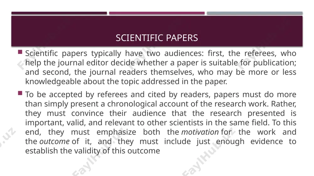 structure of a scientific paper - Page 3