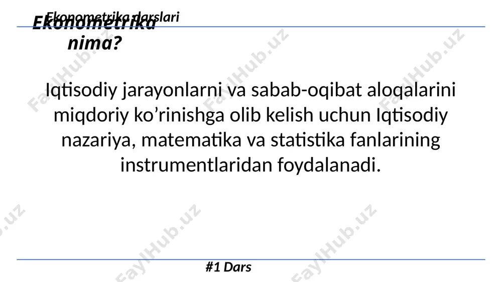 ekonometrika nima? - Page 3
