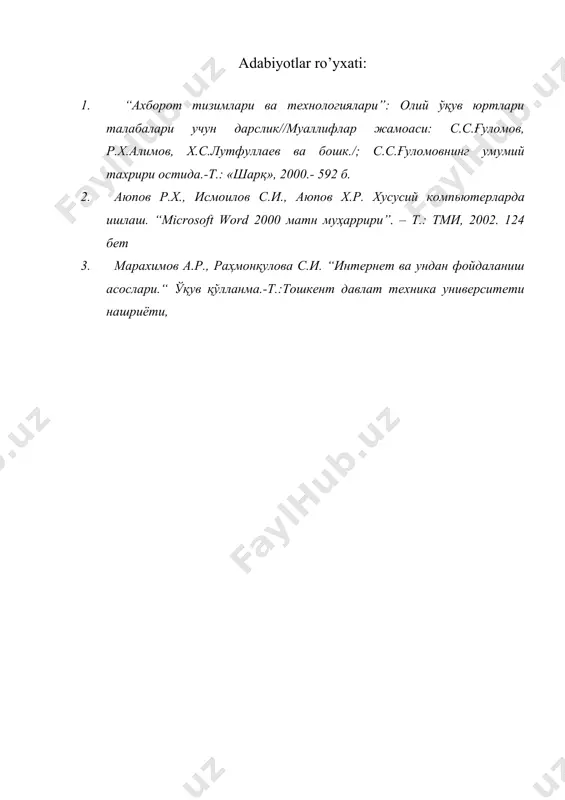 windows operatsion tizimi haqida umumiy ma‘lumotlar - Page 5
