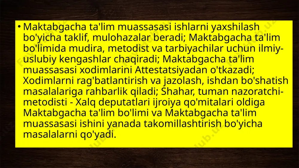 maktabgacha ta’lim tashkiloti nazoratchi-metodistining vazifalari - Page 5