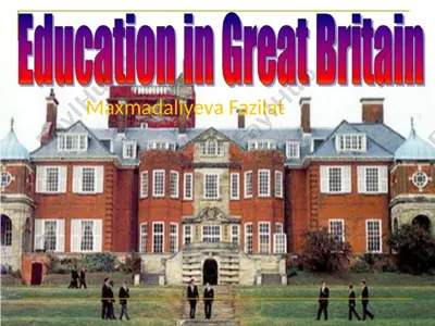 education in the united kingdom — PPTX