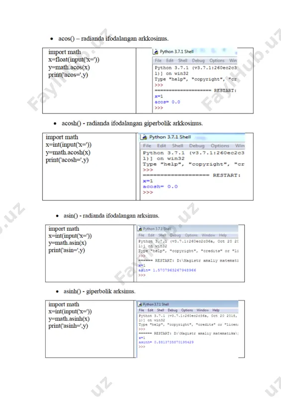 energetika ma'salalari yechishda python dasturlash tili - Page 3