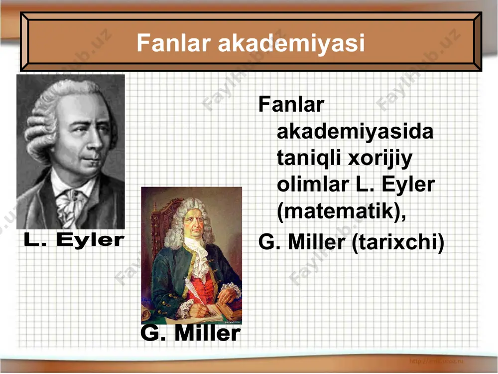 sayqallashni takomillashtirdi, noyob mikroskopni yaratdi, loyihani ishlab chiqdi va neva bo'ylab bir kamarli ko'prik modelini yaratdi, "shisha fonar" - projektor prototipini yaratdi. u "suv o'tish joylari va o'z-o'zidan yuradigan aravani yaratish" muallifi, shuningdek, imperator saroyi liftini ishlab chiqdi. ajoyib texnik va ixtirochilar 05.05.2023 antonenkova anzhelika viktorovna mou budinskaya oosh 25 ajoyib texnik va ixtirochilar 05.05.2023 antonenkova anzhelika viktorovna mou budinskaya oosh 26 220-betdagi savollar darsni yakunlash: 05.05.2023 antonenkova anzhelika viktorovna mou budinskaya oosh 27 30-band, savollar, eslatmalar, ish kitobi uy vazifasi: image1.jpeg image2.jpeg image3.png image4.jpeg image5.jpeg image6.jpeg image7.jpeg image8.jpeg image9.jpeg image10.jpeg image11.jpeg image12.jpeg image13.jpeg image14.png image15.jpeg image16.jpeg image17.jpeg image18.jpeg image19.jpeg image20.jpeg image21.jpeg image22.jpeg image23.jpeg image24.jpeg image25.jpeg image26.jpeg