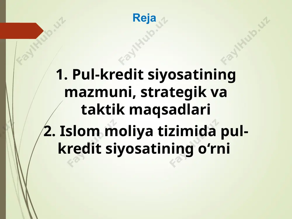 islom moliya tizimi sharoitida pul-kredit siyosati - Page 2