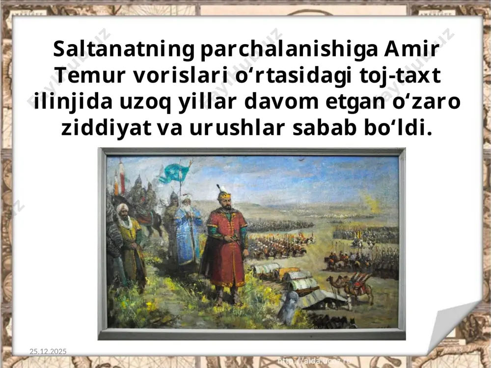 temuriylar davridagi siyosiy jarayonlar. 7 - sinf - Page 5