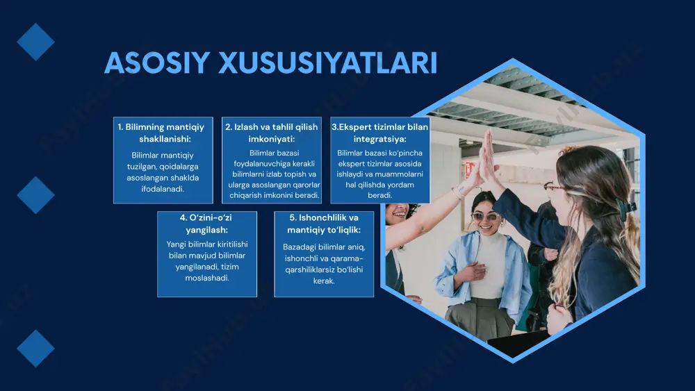 bilimlar bazasining asosiy xususiyatlari - Page 4
