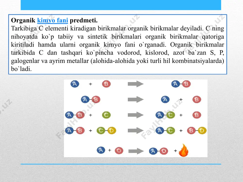organik reaksiyalarning turlari - Page 3