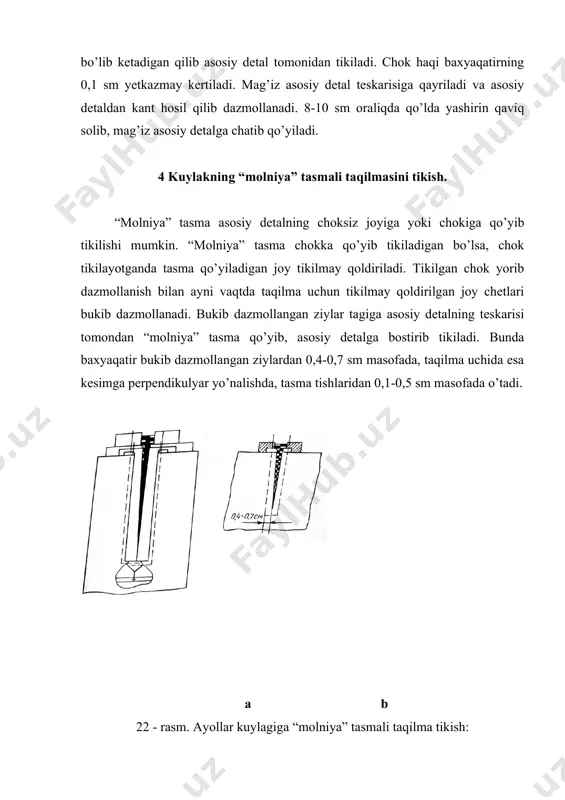 ayollar va erkaklar kuylagi taqilmalarini tikish - Page 4