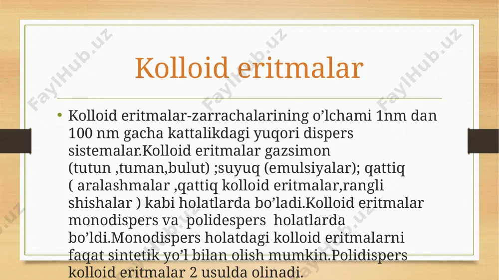 kolloid sistemalarni dializ yo’li bilan tozalash - Page 4