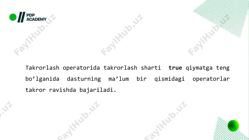 takrorlash operatorlari - Page 4