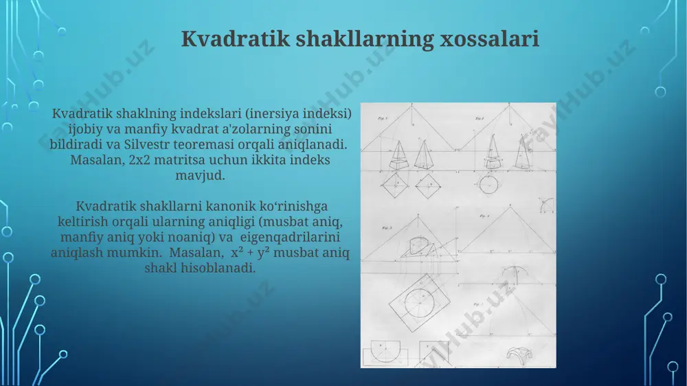 bichiziqli va kvadratik formalar - Page 5