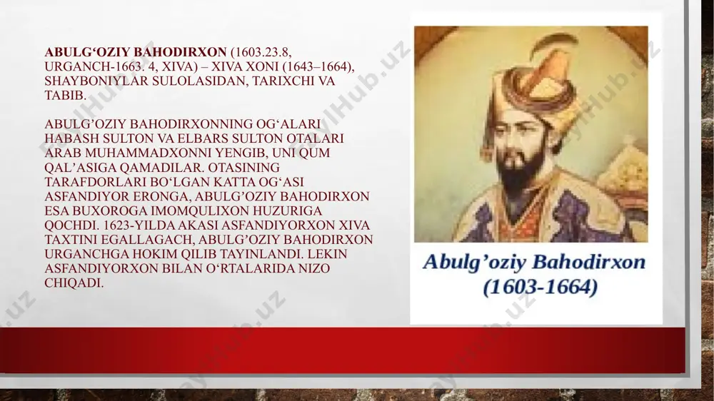 abulg’ozi bahodirxonning ilmiy merosiva va uning ‘’shajarayi turk’’ asari - Page 5
