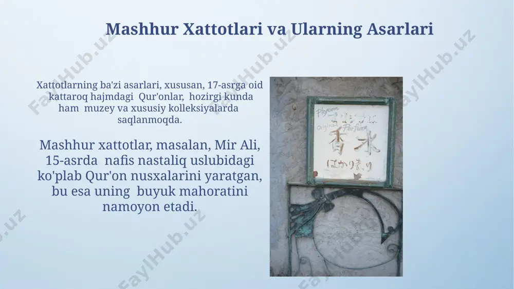 oʻrta osiyo xattotlik sanʼati tarixi - Page 3