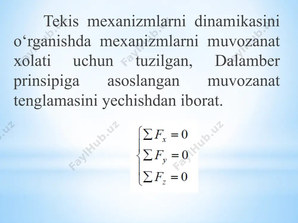 mexanizmlarni dinamik analiz (13-amaliy mashg‘ulot) - Page 5