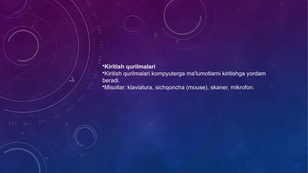 tashqi qurilmalar turlari va vazifalari - Page 4