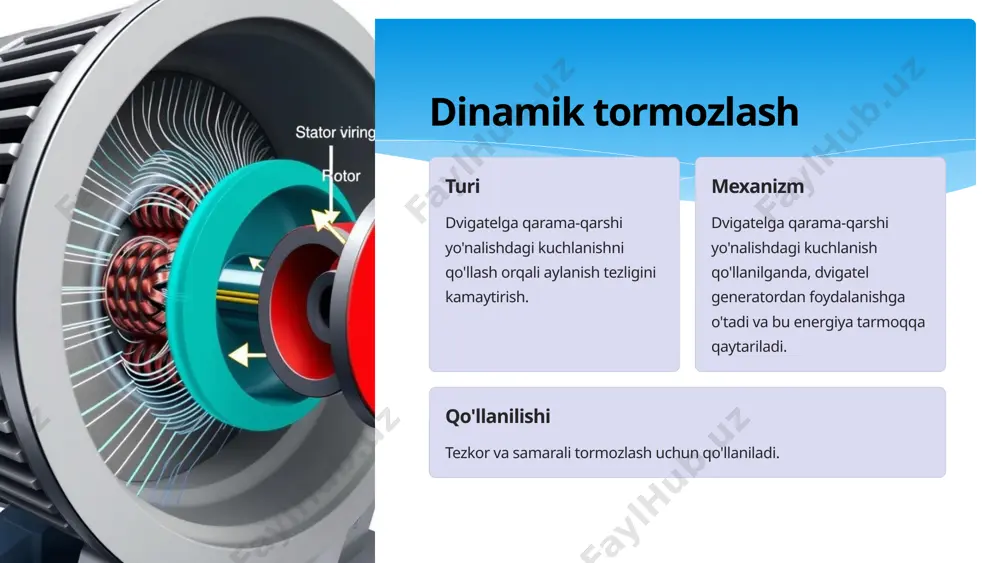 asinxron dvigatelni tormozlashning andozaviy sxemalari - Page 4