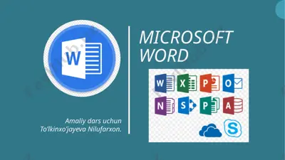 microsoft word — PPTX