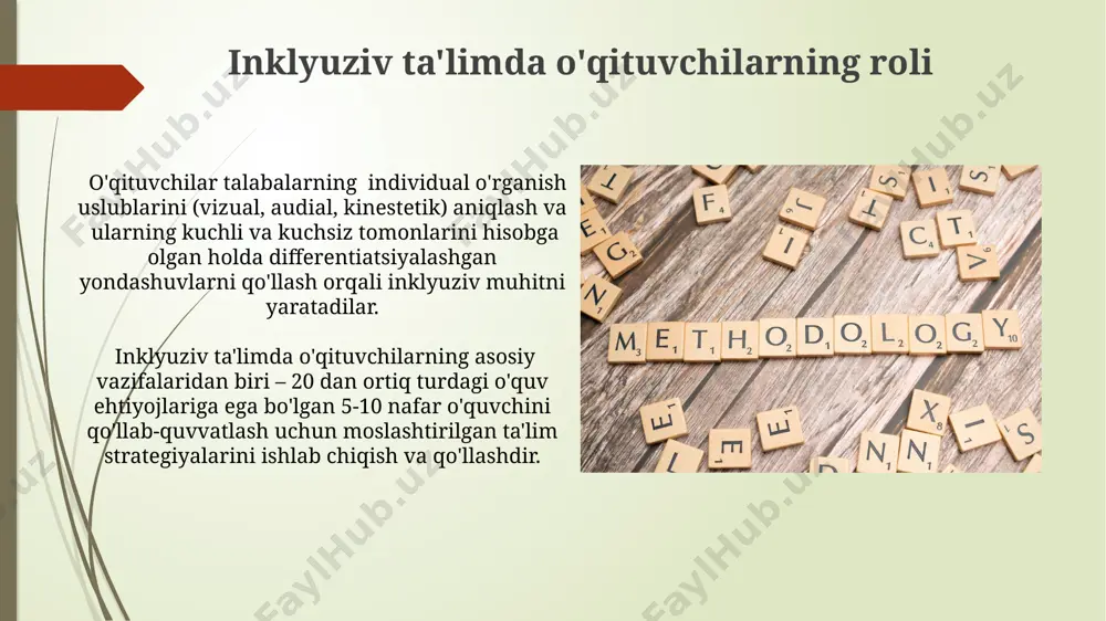 inklyuziv ta'limning uslubiy asoslari - Page 5