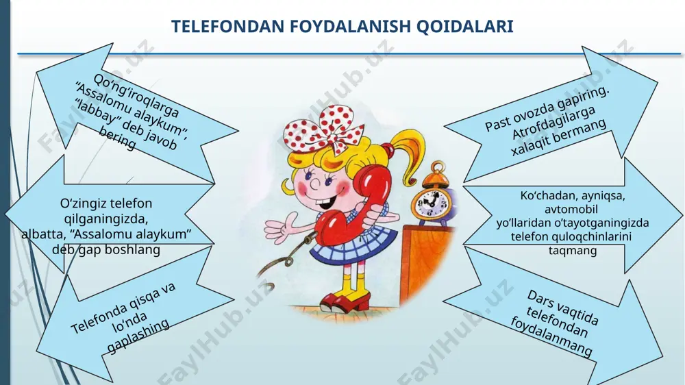 "telefondan to'g'ri foydalanish qoidalari" - Page 5