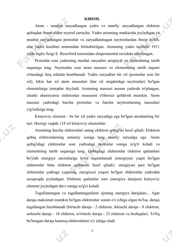 a bo'ladi: 2e, 8e, 2e. bu formula shuni ko'rsatadiki, magniy atomining 12 elektroni uchta energiya darajasida taqsimlangan: birinchi daraja to'liq va 2 elektronni o'z ichiga oladi, ikkinchi daraja to'liq va 8 elektronni o'z ichiga oladi, uchinchi daraja to'liq emas, chunki 2 elektronni o'z ichiga oladi. kaltsiy atomi uchun elektronlarning energiya sathidan taqsimlanishi quyidagicha bo'ladi: 2e, 8e, 8e, 2e. bu formula shuni ko'rsatadiki, 20 ta kaltsiy elektronlari to'rtta energiya darajasida taqsimlanadi: birinchi daraja tugallangan va 2 ta elektronni o'z ichiga oladi, ikkinchi daraja to'liq va 8 ta elektronni o'z ichiga oladi, chunki uchinchi daraja to'liq emas. 8 elektronni o'z ichiga oladi, to'rtinchi daraja tugallanmagan, chunki 2 elektronni o'z ichiga oladi. 1. elektr sathi jadvallari bo'yicha elektronlarning taqsimlanishi. elektron vositalar bo'yicha elektronlarning energiya darajasi bo'yicha taqsimlanishi metall, shuningdek, har qanday elementlarning metall bo'lmagan xususiyatlarini tushuntiradi. elektron formulalarmuayyan qoida mavjud, shunga ko'ra, bepul va juftlashtirilgan salbiy zarralar sathlar va tarbiyalevellarga joylashtiriladi. energetika darajasi …