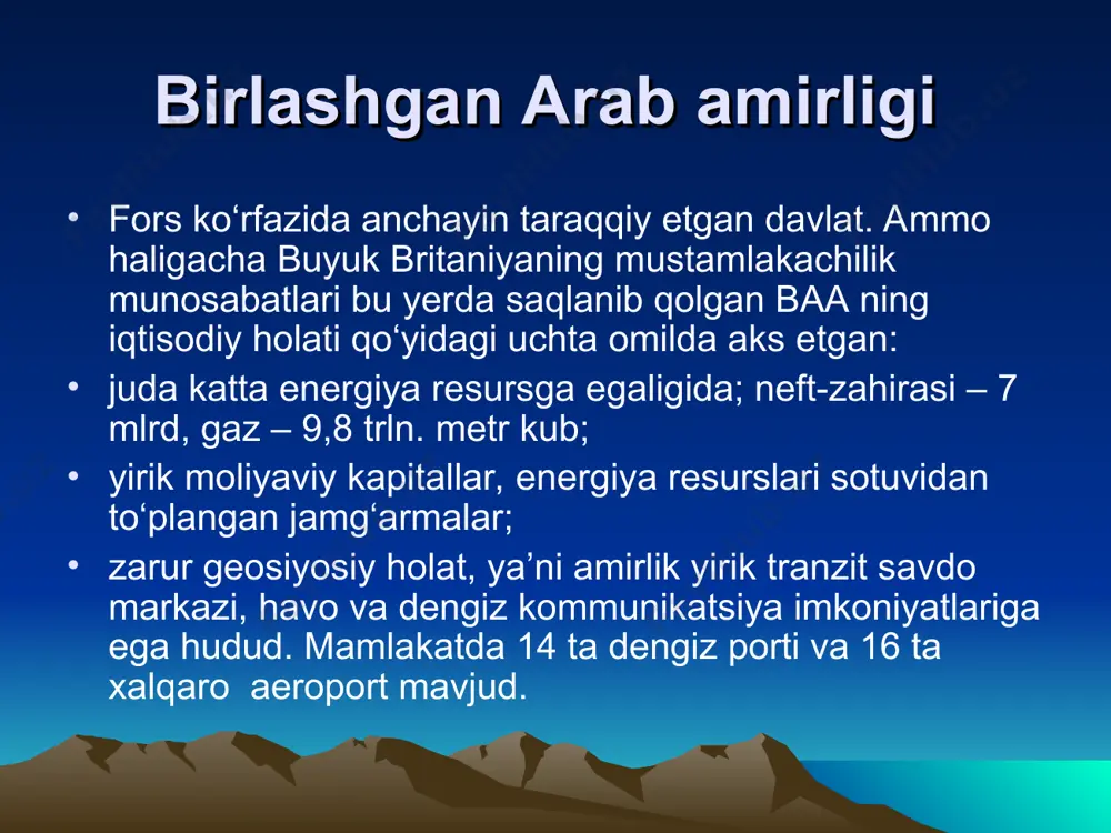 birlashgan arab amirligi - Page 2