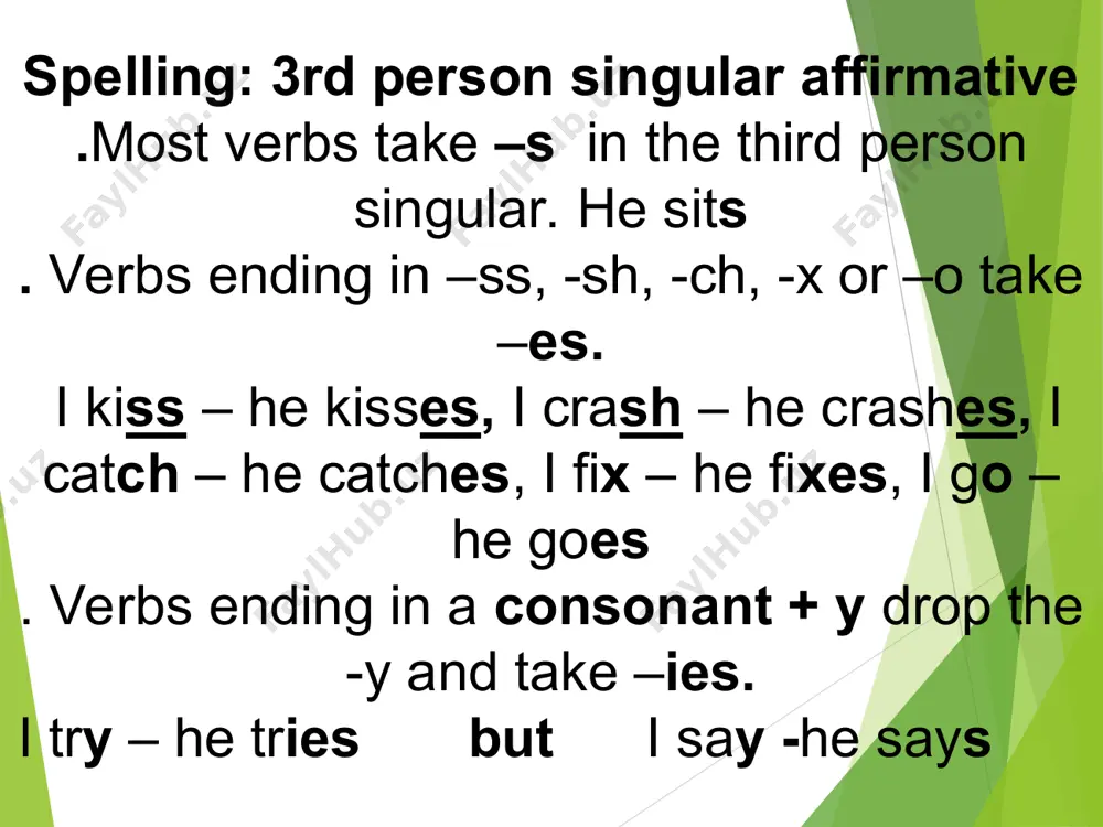 present simple - Page 4