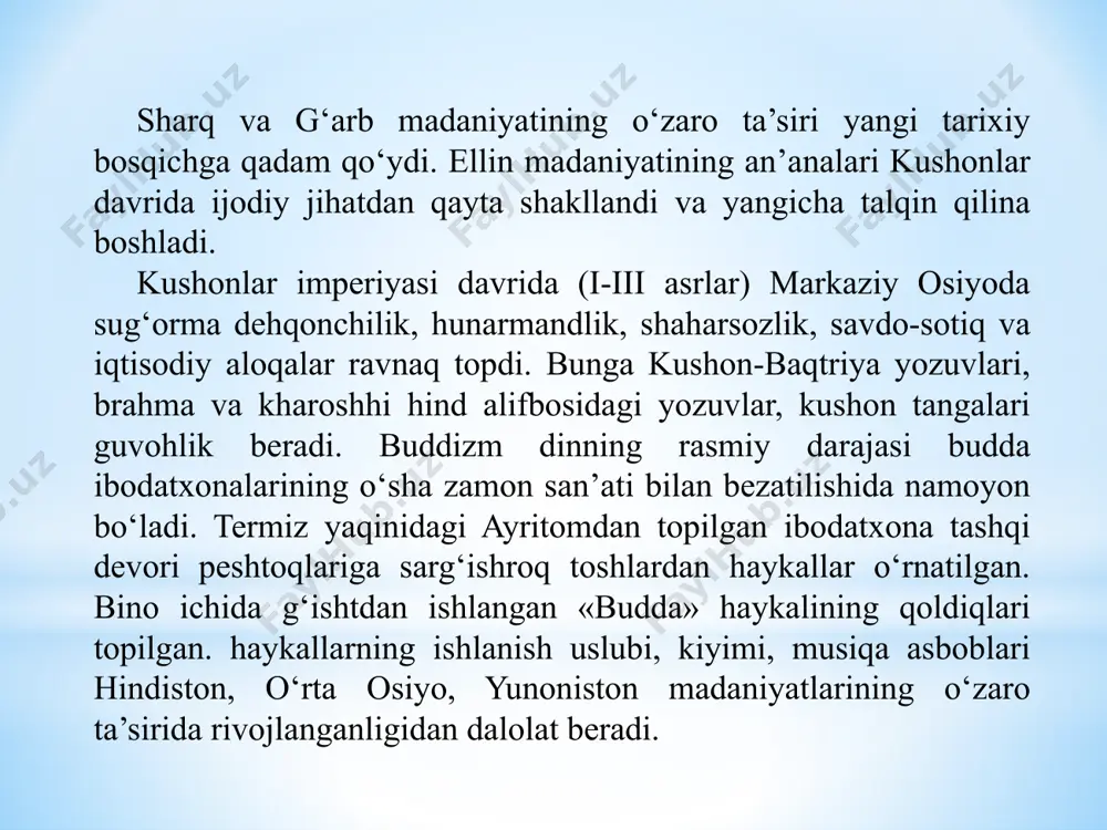 n’atshunoslar bu masalaga befarq bo‘lmaganlaridek, qarashlar ham asosan ikkiga bo‘linadi. uyg‘onish atamasi (italyancha-fransuzcha-renaissans-uyg‘onish) ni dastavval shu madaniyat sohiblari-italyan gumanistlari ishlatganlar jumladan italiyalik yozuvchi j. bakachcho bu atamani djotto ijodiga qarata, «u antik san’atni uyg‘otdi» deb birinchi bor ishlatgan edi. butun bir davrni anglatuvchi tushuncha sifatida san’at tarixchisi j. vazari (1511-1574 y.) tarafidan uning «mashhur san’atkorlar hayotidan lavhalar» kitobida (1550) tilga olingan. bu tushuncha birinchi paytda antik madaniyat an’analarini italiyada «ming yillik yovvoyilikdan so‘ng» tiklanishini anglatib, so‘ngroq ilmiy tadqiqotlarda keng ishlatila boshlandi. ya. burxart uyg‘onish (renessans) ni alohida tipdagi madaniyat deb baholadi. masalaga qiziqish ortib, ilmiy izlanishlar ko‘paya borgani sayin uyg‘onish tushunchasi, bu davr madaniyatining xronologik va geografik chegaralari, uni davrlashtirish xususida ziddiyatli, turlicha fikrlar bildirila boshlandi. y. xeyzing o‘zining «o‘rta asrchilikning kuz fasli» asarida uyg‘onish davri-o‘rta asr madaniyatining intixo davri deb hisoblasa, boshqa olimlar uyg‘onish davri yangi davr madaniyatining boshlanishi deb sanaydilar. ko‘pchilik olimlar yevropa uyg‘onish klassik tarzda davrlashtirib u …