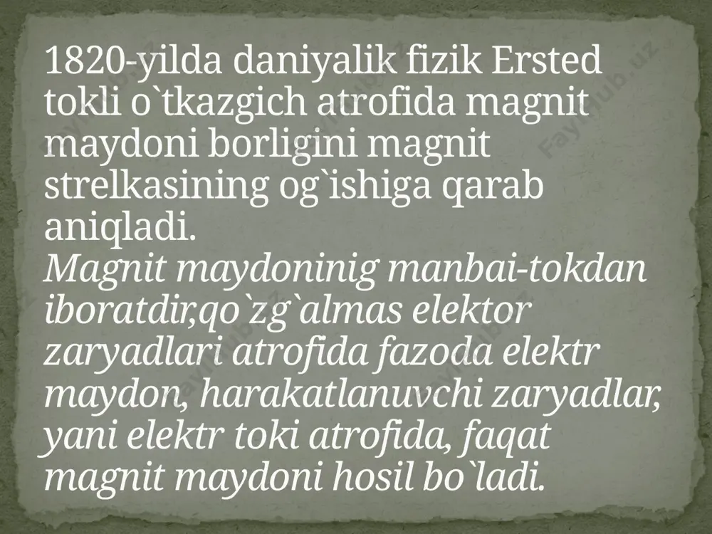 magnit maydoni toklarning o'zaro ta'siri - Page 4