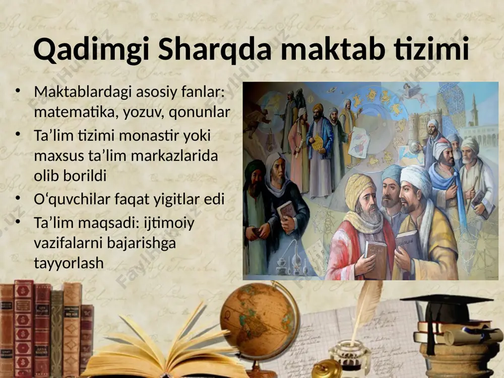 qadimgi sharqda maktab va tarbiya - Page 3