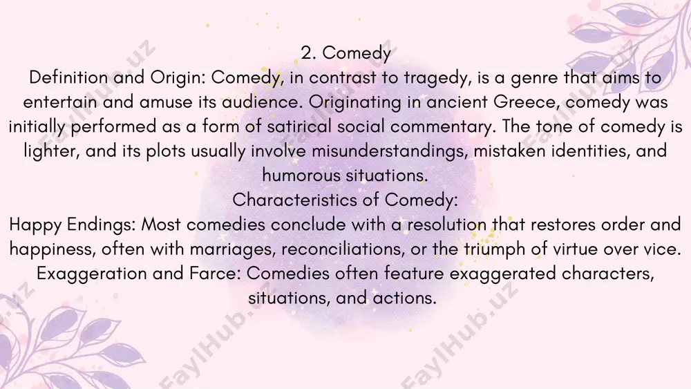 lecture on drama and its genres - Page 5
