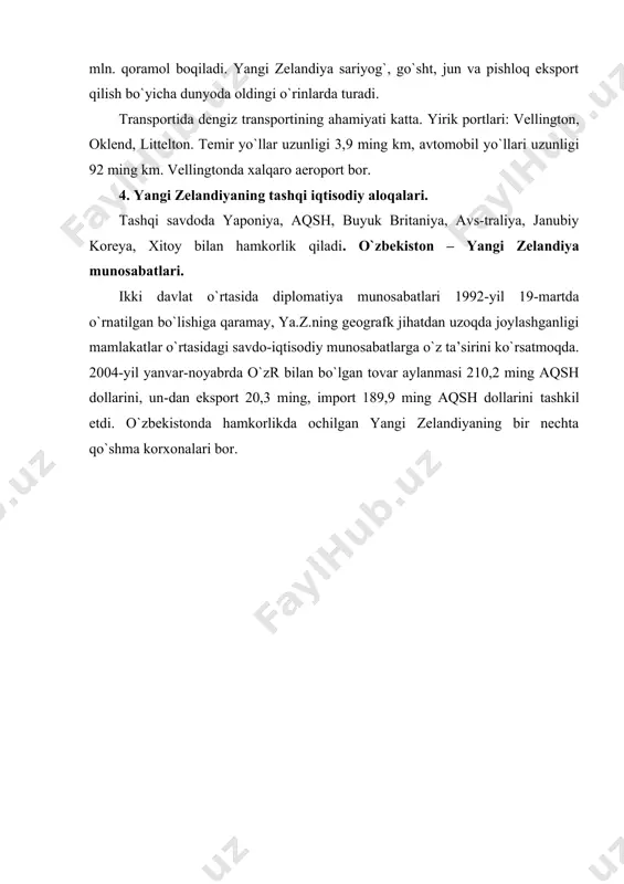 ingliz tili davlat tili hisoblangan mamlakatlar. yangi zelandiya - Page 4