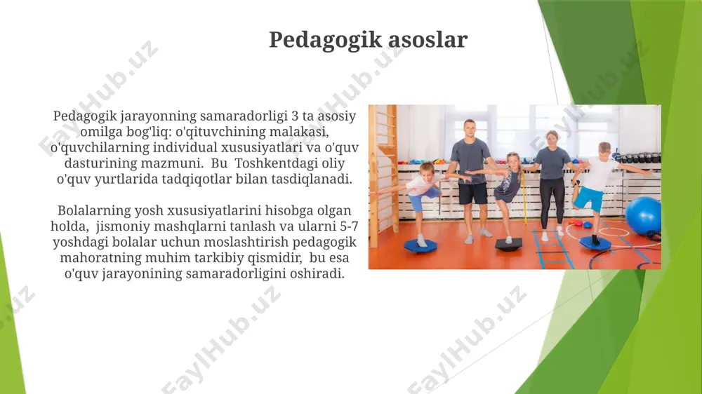 jismoniy tarbiya jarayonining metodik asoslari - Page 5