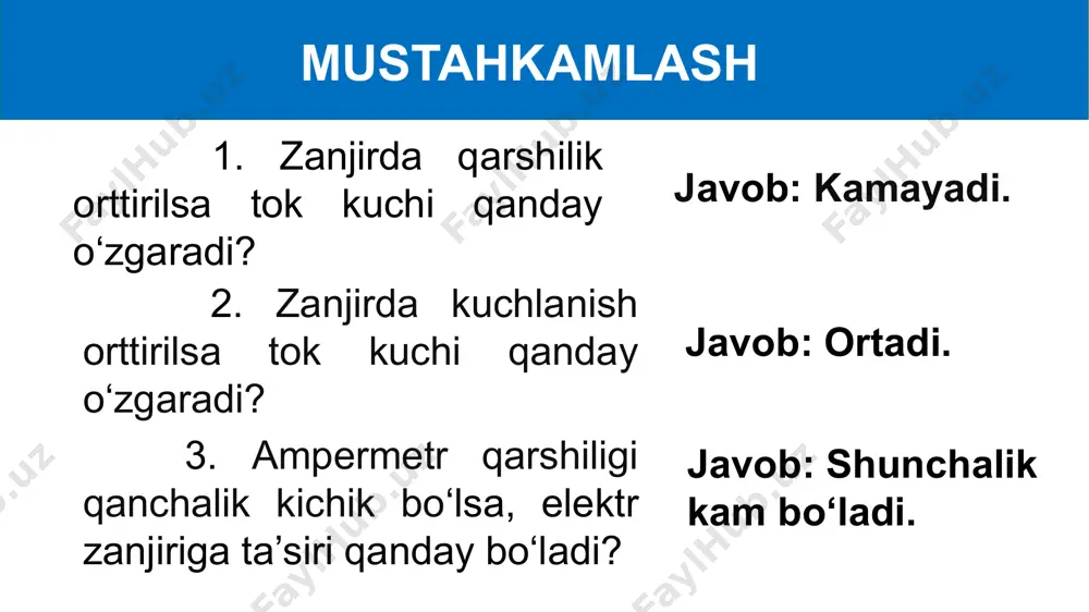 elektr qonunlari va zanjirlar - Page 5
