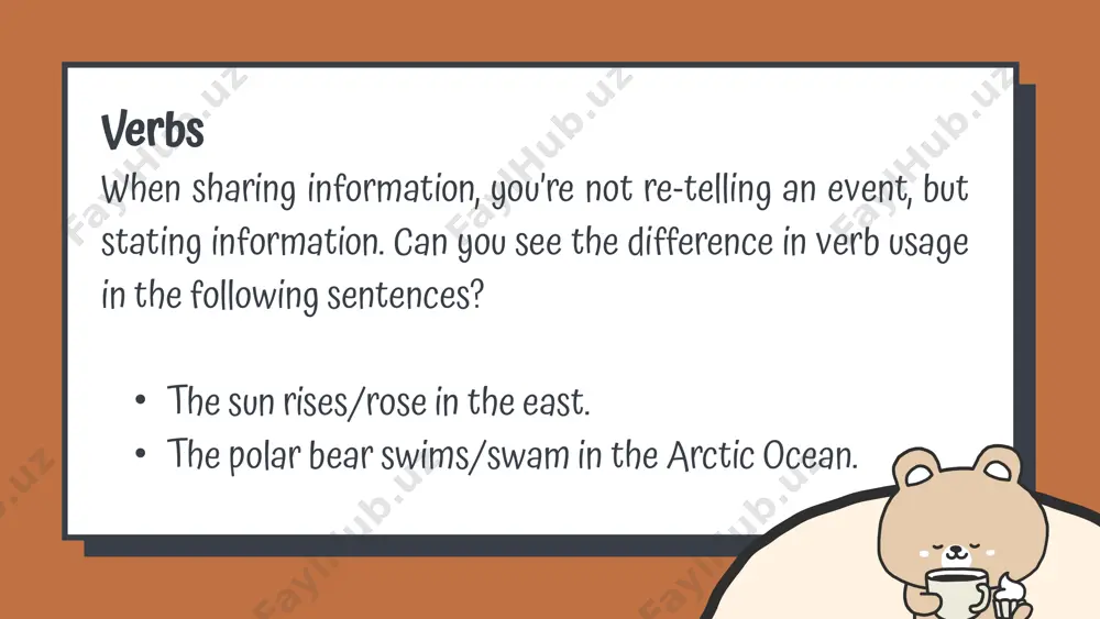 using present tense report writing skills - Page 4