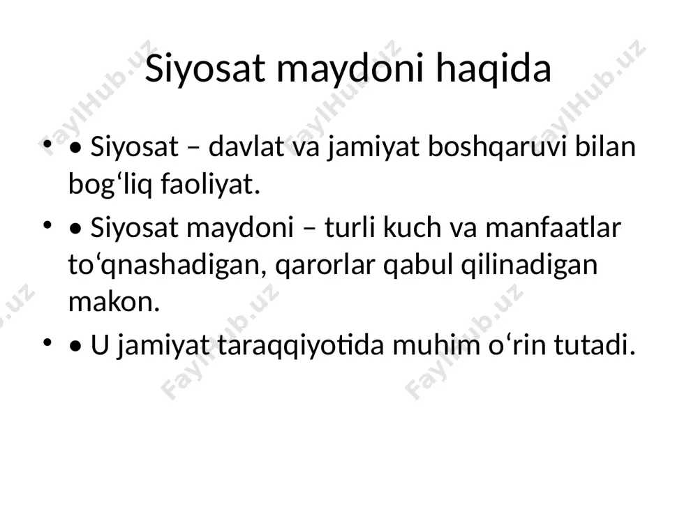 siyosat maydoni taqdimoti - Page 2