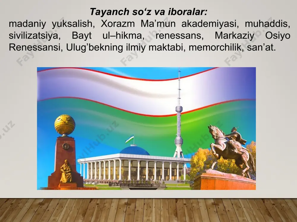 da xalqimiz, ayniqsa yosh navqiron avlodimiz qalbida milliy g’urur, milliy iftixor, о‘z ajdodlari bilan faxrlanish tuyg’ularini kuchaytirish, buyuk о‘tmishga munosib buyuk millat bо‘lish, ertangi kunga katta ishonch va istiqlolga e’tiqod bilan yashashni turmush tarziga aylantirish. tarix, donishmandlar aytganday, ulug’ murabbiydir. u yuz bergan hodisalar mohiyatidan kelib chiqib saboq beradi. agar tarixga shunchaki voqealar bayoni, hodisalar tafsiloti sifatida qaralsa, uning murabbiylik ahamiyati yо‘qoladi. nursiz, haroratsiz, jozibasiz, kishi ruhiyatiga ta’sir etmaydigan bir narsaga aylanadi. tarix – tafakkur mahsuli. o‘tmishimizda yuz bergan har bir hodisa ma’lum ma’naviy–ruhiy, ijtimoiy–siyosiy muhit ta’sirida yuz bergan. yaxshilik va yomonlik, ezgulik yoki yovuzlikmi, bundan qat’iy nazar, har qanday hodisa о‘z davri kishilarning qalbi, ongi, shuuri, ma’naviy qudrati mahsulidir. demak, unga nazar solganda, asrlar silsilasini varaqlaganda alohida hayajon, alohida intiqlik va zukkolik bilan qarash kerakki, voqealar zamiridagi mantiq, falsafa, ruhiyat, siyosat, qо‘yingki, har davrning о‘ziga xos shukuhi–yu tashvishlari, sevinchu iztiroblari yaxlitligi kо‘zga yaqqol tashlansin. ongimiz va shuurimizga mustahkamroq о‘rnashsin. …