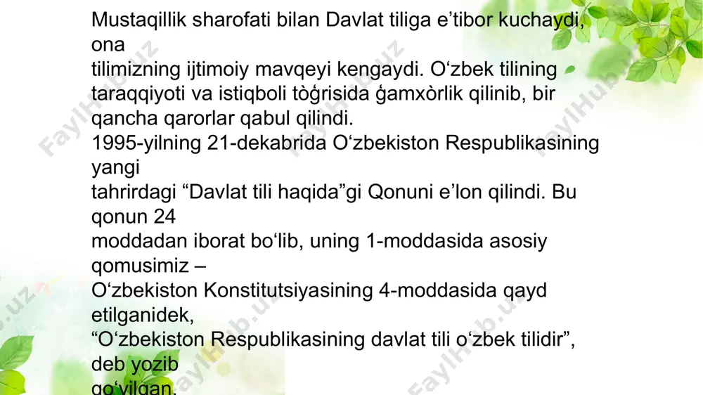 tilning tarixiy taraqqiyot bosqichlari - Page 5