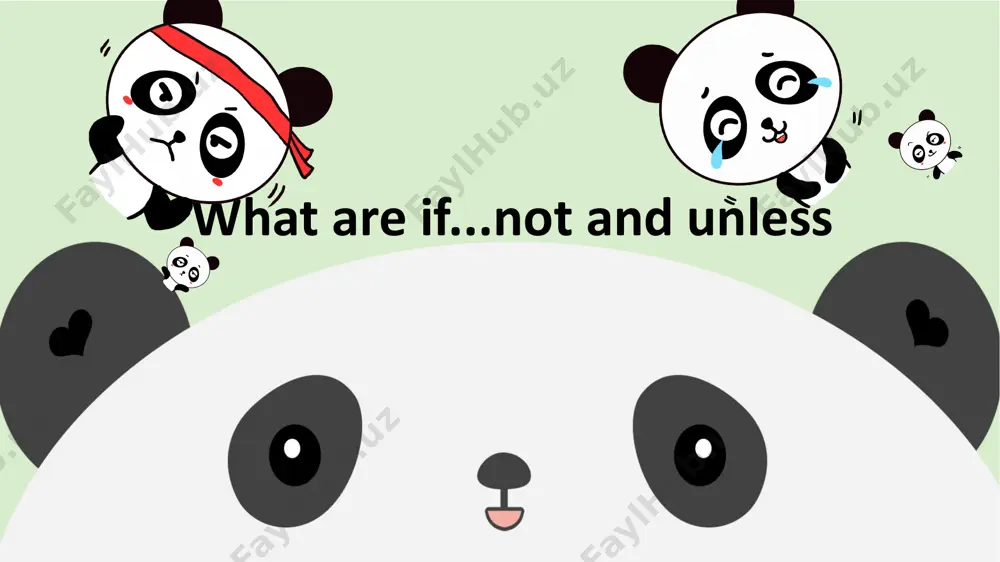 what are if...not and unless - Page 2