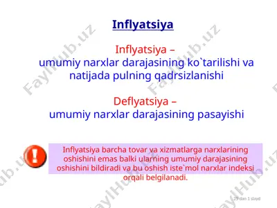 inflyatsiya — PPTX