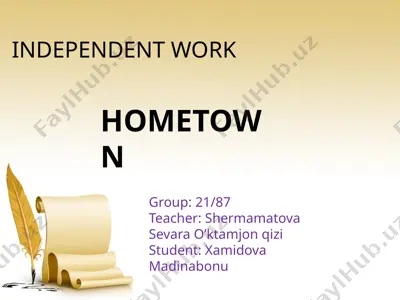 hometown — PPTX