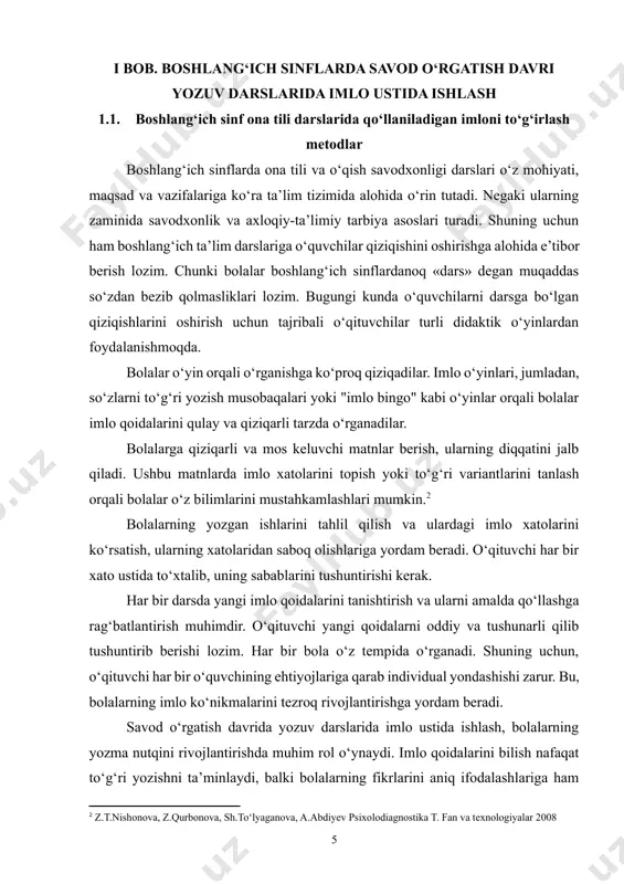 ziologik jarayonning birgalikda harakatlanishi so‘zlar shaklining bolada mustahkamlanib borishiga imkon beradi. ta’limiy diktantlarni o‘tkazish vaqtini, o‘rnini, turini o‘qituvchining o‘zi belgilaydi. ta’limiy diktantlar uchun darsning ma’lum bir qismi (5-10 daqiqasi), ba’zan bir dars ajratiladi. bu diktant o‘quvchilar bilimini mustahkamlash maqsadida o‘tkaziladi. ta’limiy diktantda o‘qituvchi o‘quvchilarga o‘rgatilayotgan hodisaning imlosini bir necha tahlil usullaridan foydalanib tushuntiradi, o‘quvchilar so‘zlarni to‘g‘ri yozishlariga ishonch hosil qilgach, uni yozishga ruxsat beradi. har qanday yo‘l bilan xatoning oldini olish chorasi ko‘riladi. masalan, 1-sinfda a va o unlilari o‘rganilayotgan darsda bo‘g‘intovush, tovush-harf tahlili o‘tkaziladi. baho, bahor so‘zlarining birinchi bo‘g‘inida a harfi yozilishini o‘quvchilar bilib olgach, o‘quvchilardan biri shu so‘zlarni xattaxtaga yozadi va tahlil qilinadi. so‘ng so‘z o‘chirib tashlanadi, shundan keyin aytib turib yozdiriladi. ta’limiy diktantlar tashkil etish va bajarilish usuliga ko‘ra quyidagi turlarga bo‘linadi: 1. ta’kidiy diktant. 2. o‘z diktant yoki yoddan yozuv diktanti. 3. izohli diktant. 4. saylanma diktant. 5. erkin diktant. 6. rasm diktant. 7. lug‘at diktant. …